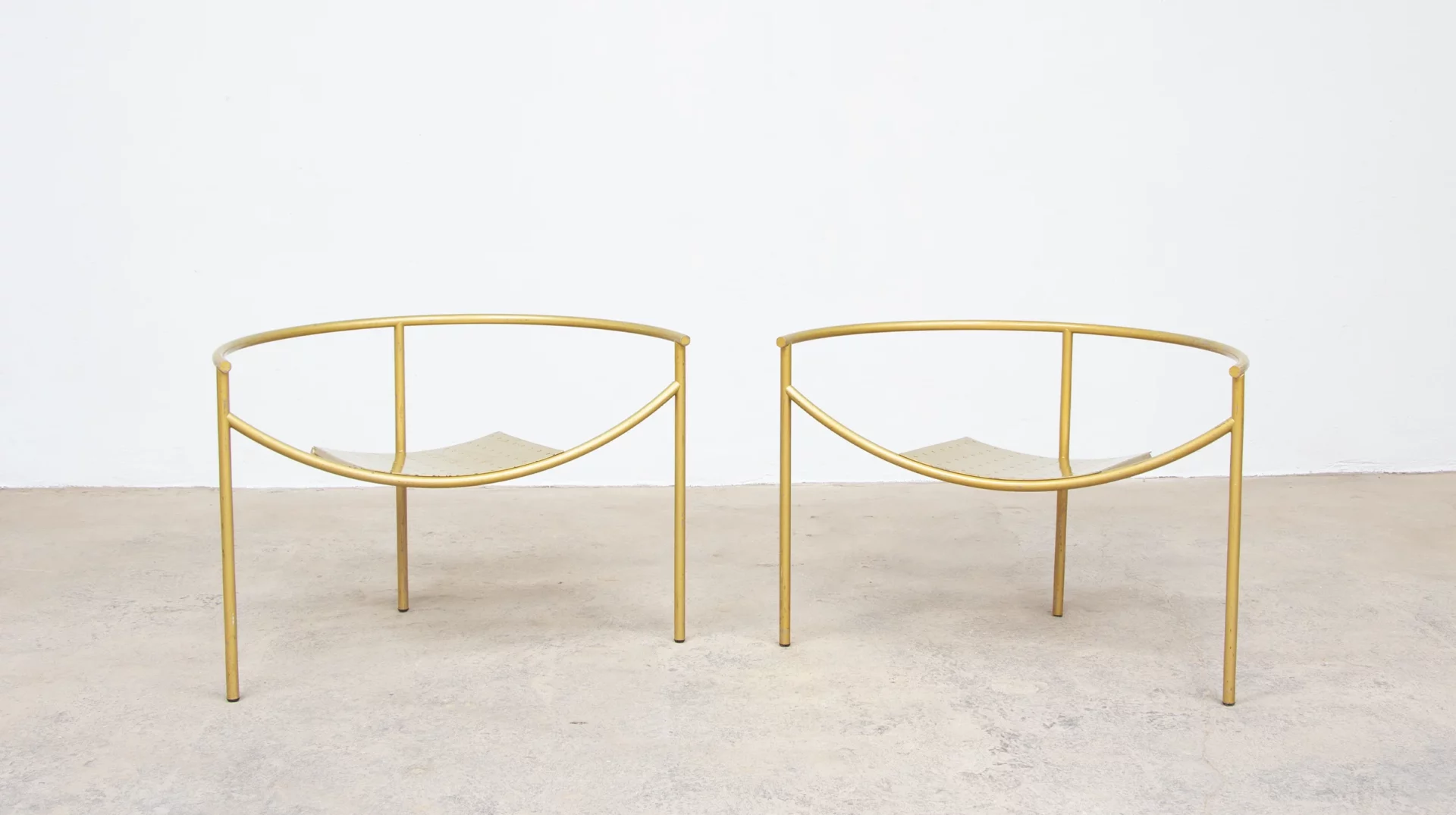 paire de fauteuils dr sonderbar de philippe starck édition XO, vue d'ensemble de dessus
